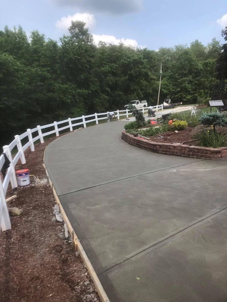 Driveway entrance