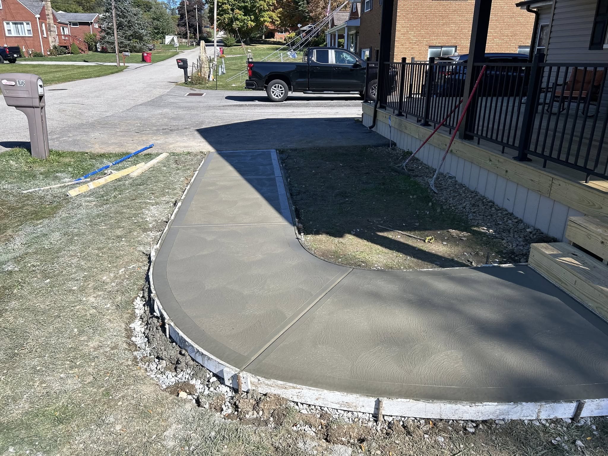 Custom Patio Finish